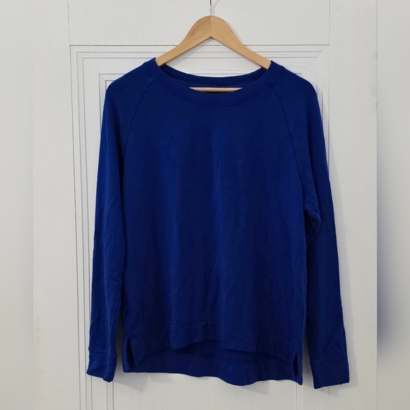 Lou & Grey Cobalt Blue Signaturesoft Sweatshirt Size L, VGUC - Picture 2 of 6